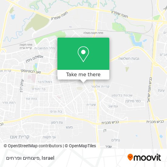 פיצוחים ופרחים map