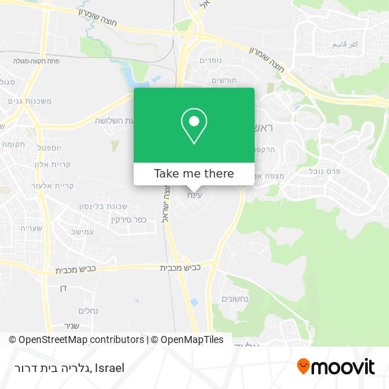 גלריה בית דרור map