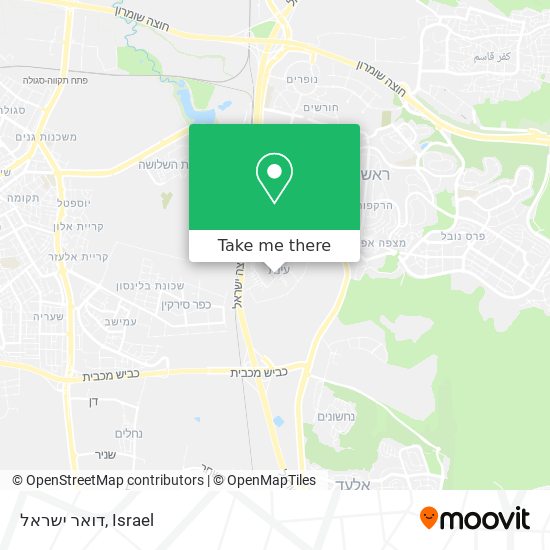 דואר ישראל map