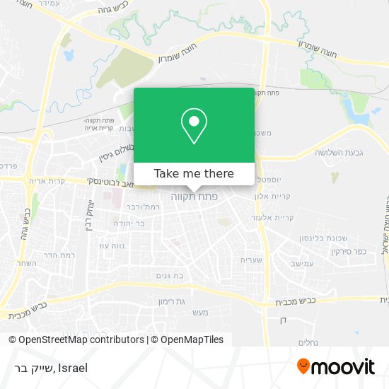 שייק בר map