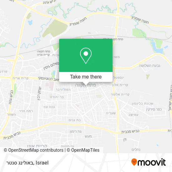 Карта באולינג סנטר