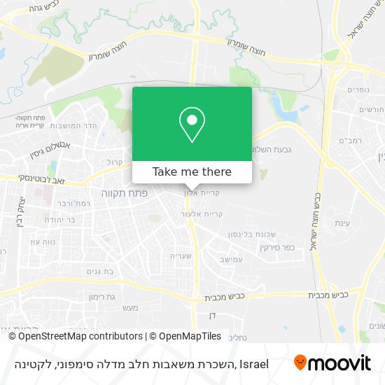 השכרת משאבות חלב מדלה סימפוני, לקטינה map