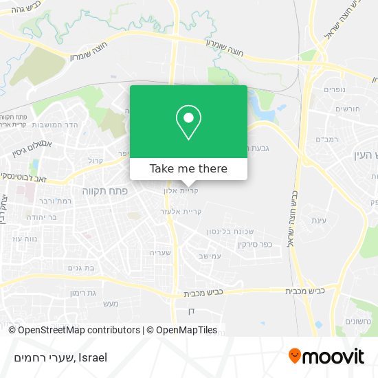 שערי רחמים map