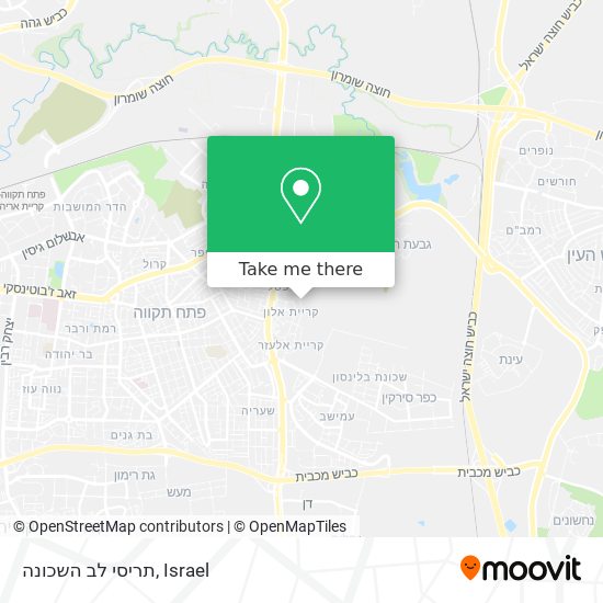 תריסי לב השכונה map