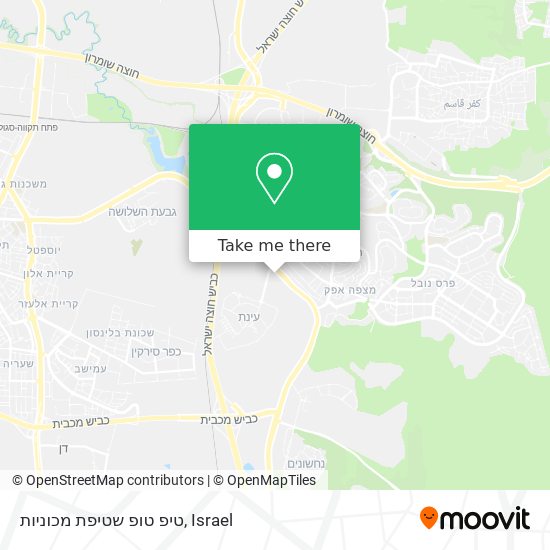 טיפ טופ שטיפת מכוניות map