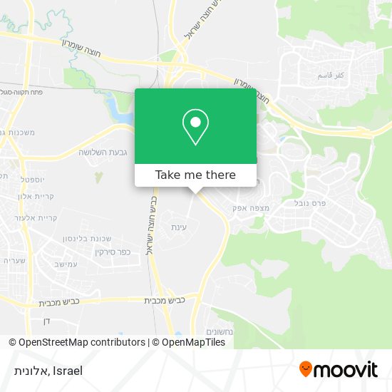 אלונית map