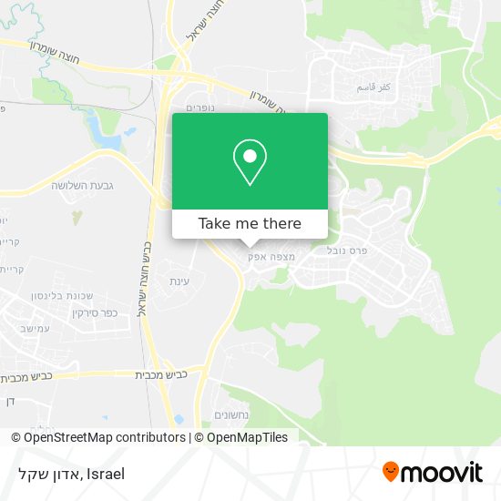 אדון שקל map