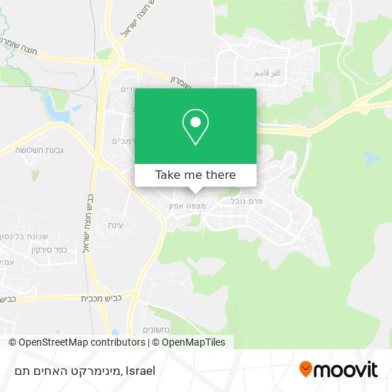 מינימרקט האחים תם map