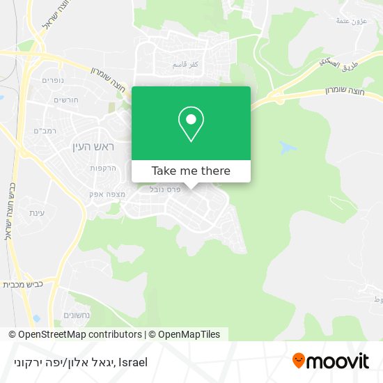 יגאל אלון/יפה ירקוני map