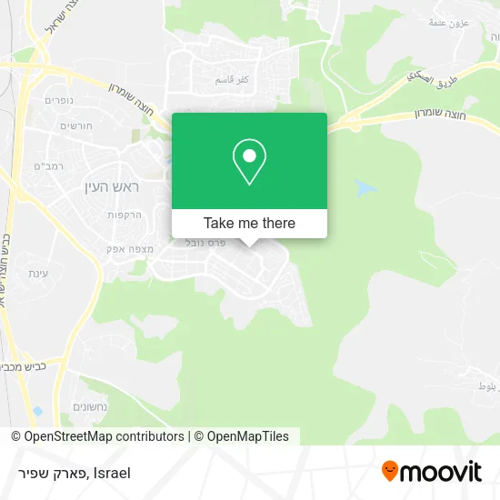 Карта פארק שפיר