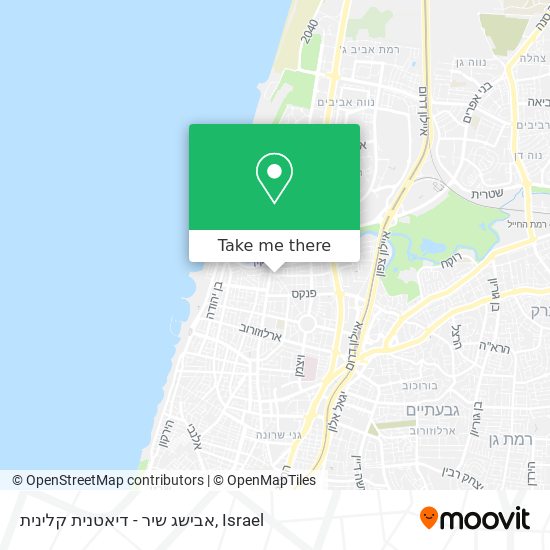 אבישג שיר - דיאטנית קלינית map