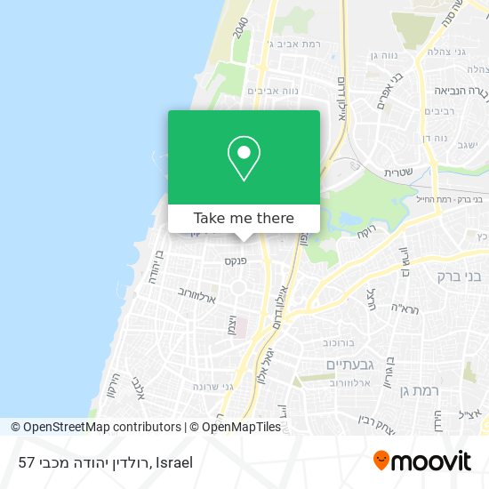 רולדין יהודה מכבי 57 map