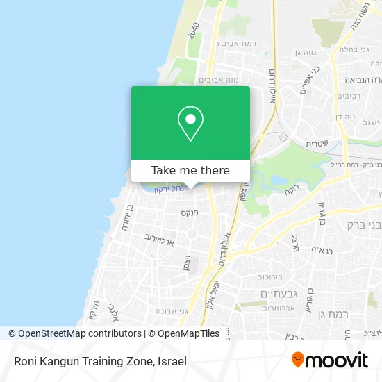 Карта Roni Kangun Training Zone