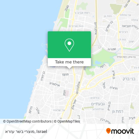 מוצרי בשר עזרא map