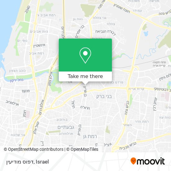 דפוס מודיעין map