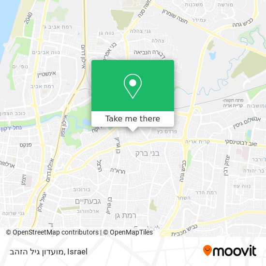 מועדון גיל הזהב map