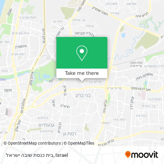 בית כנסת שובה ישראל map
