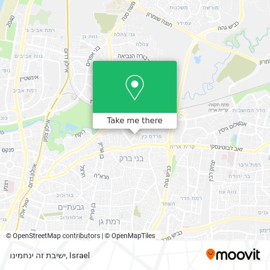 ישיבת זה ינחמינו map