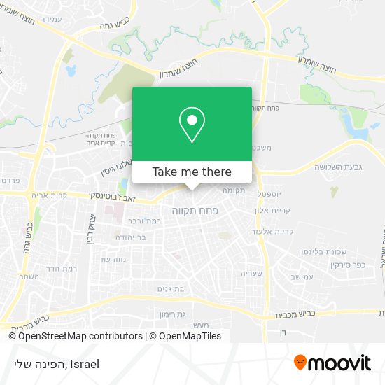 הפינה שלי map