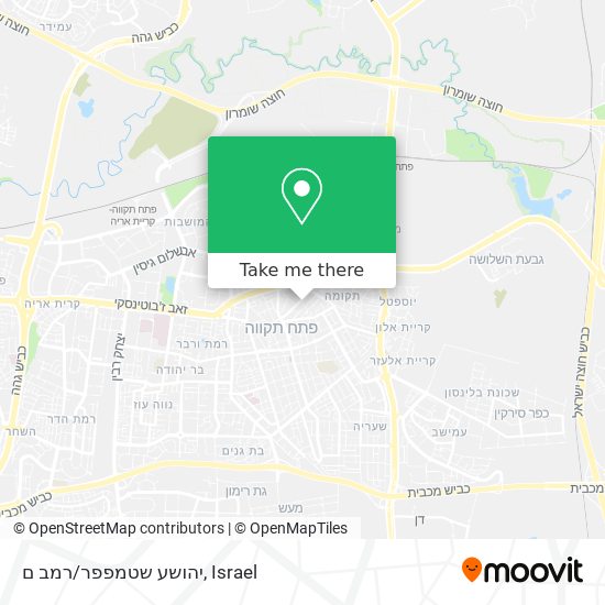 Карта יהושע שטמפפר/רמב ם
