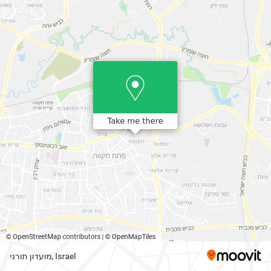 מועדון תורני map