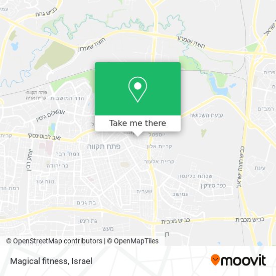 Magical fitness map