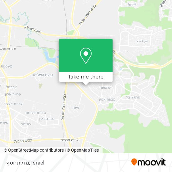 נחלת יוסף map