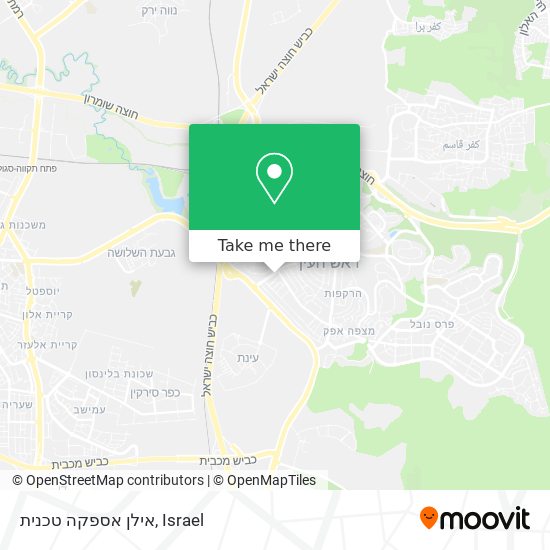 אילן אספקה טכנית map