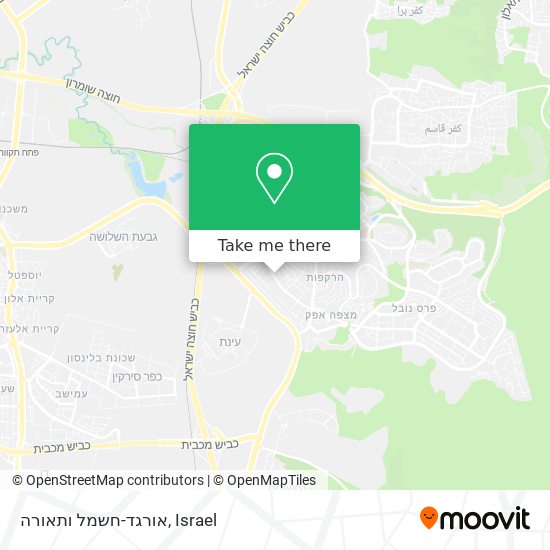 אורגד-חשמל ותאורה map