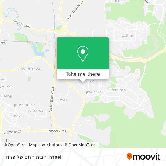 הבית החם של פרח map