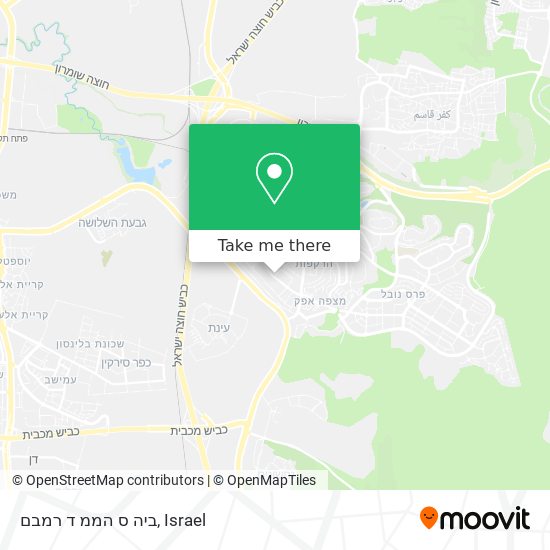 ביה ס הממ ד רמבם map