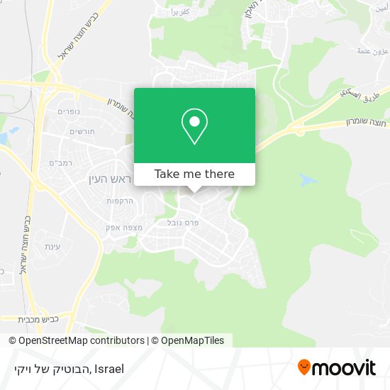 הבוטיק של ויקי map