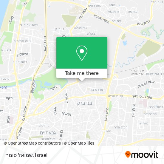 שמואל סומך map