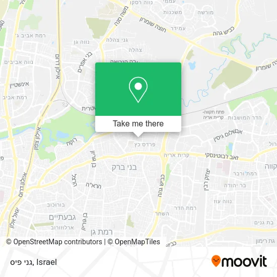 Карта גני פיס