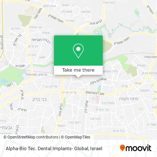 Alpha-Bio Tec. Dental Implants- Global map