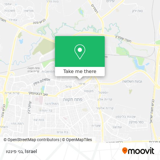 גני פינטו map