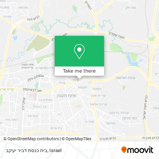 בית כנסת דביר יעקב map