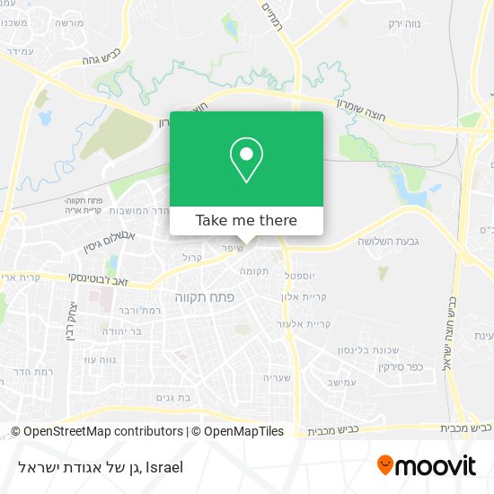 Карта גן של אגודת ישראל