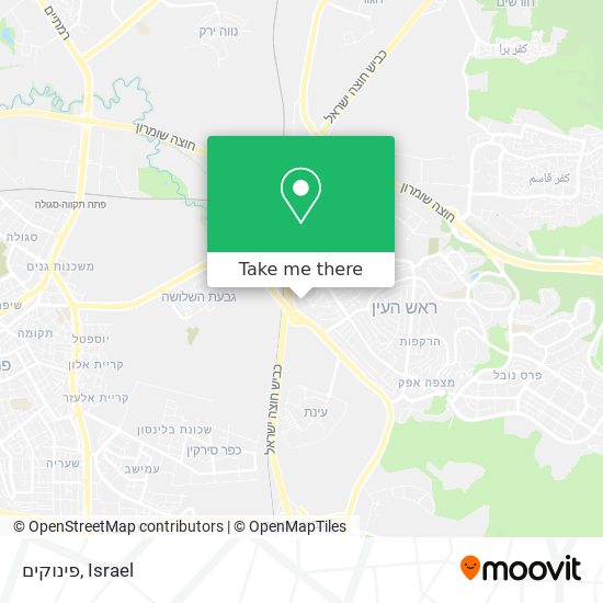 פינוקים map