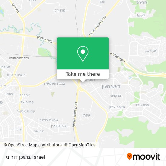 Карта משכן דורוני