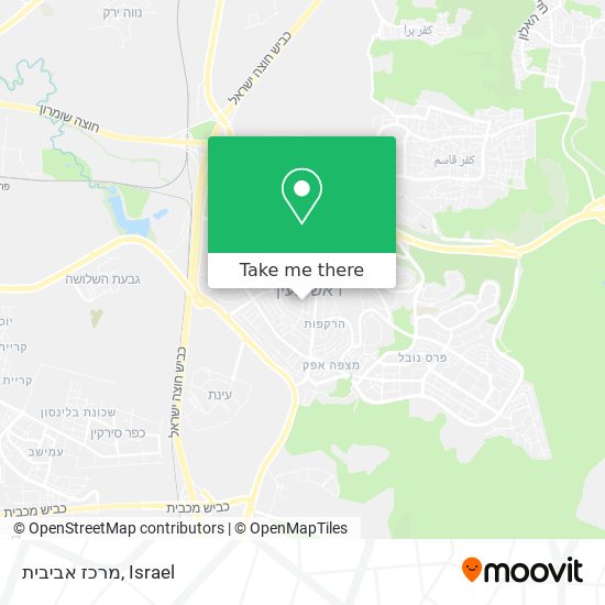 מרכז אביבית map