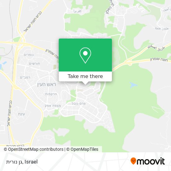 גן נורית map