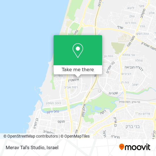 Merav Tal's Studio map