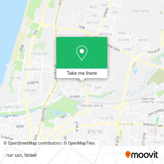 Карта הוט יוגה