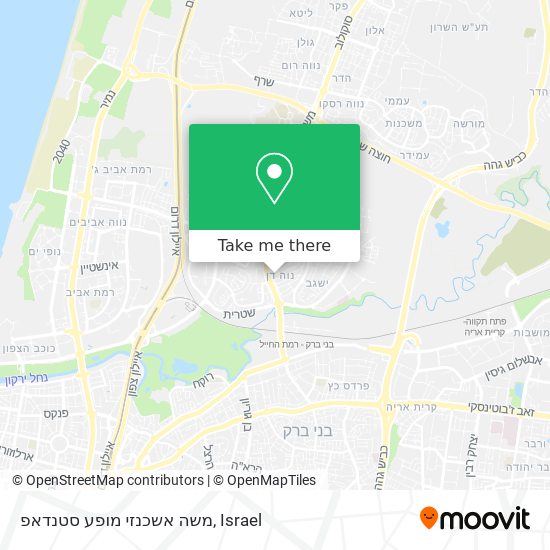 משה אשכנזי מופע סטנדאפ map