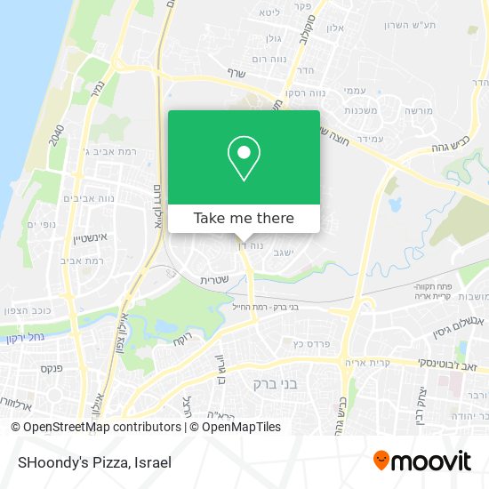 SHoondy's Pizza map