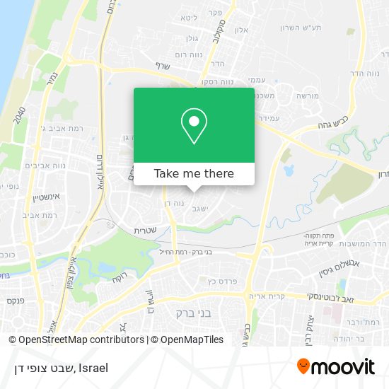 שבט צופי דן map