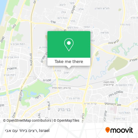 רצים ביחד עם אבי map