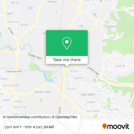 נצבא סיטי - ראש העין map