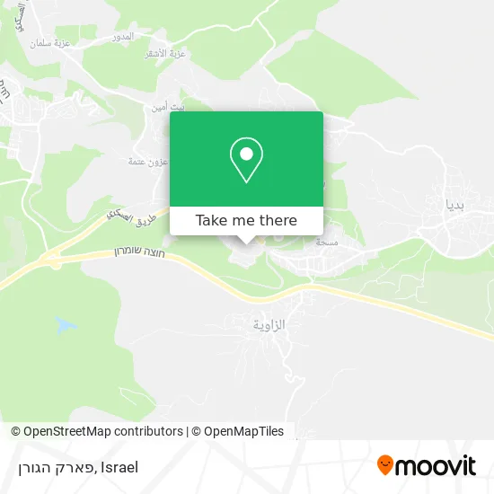 פארק הגורן map